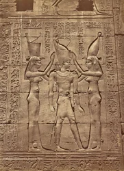 Edfu, kungens kröning av gudinnorna