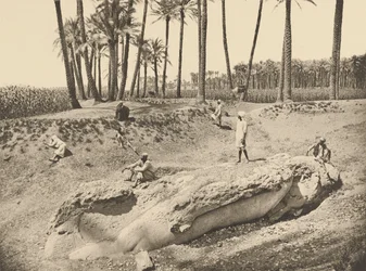 Staty av liggande Sesostris (Saqqara)