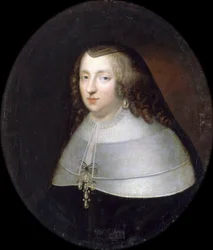 Porträtt av Anne av Österrike 1601-1666
