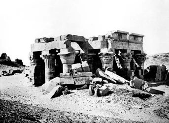 Ombos-templet, Nubia, Egypten, 1887