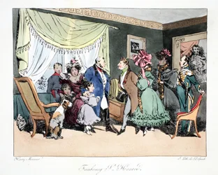 Faubourg St. Honoré, illustration från 