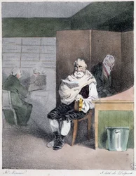Sous chef - i "" Administrative mores"" av Henri Monnier
