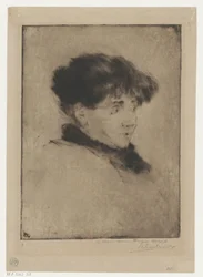 Porträtt av Eva Gonzalès
