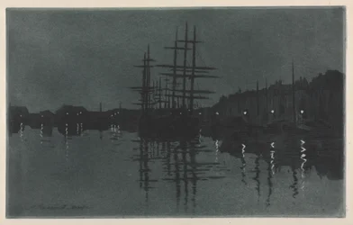 Effekten av månen vid Dieppe, ca. 1885.