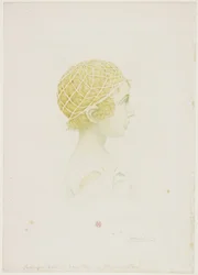Porträtt av Jean Raimond Guérard, ca 1890 (torrnål i färg)