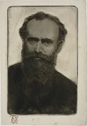 Porträtt av Manet