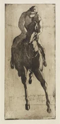 The Racehorse, ca 1888 (etsning och akvatint)