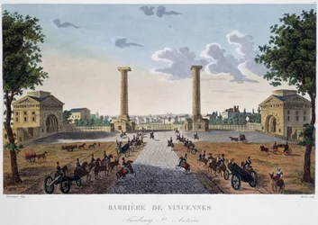 Barriären i Vincennes - i "" Utsikt över Paris