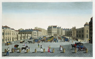 Utsikt över Palais Royal och Chateau d