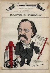 Tecknad film av Jean Prosper Turigny 1822-1905 från 