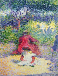 I trädgården