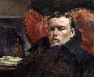 Självporträtt, ca. 1883-1885.