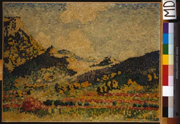 Studie till "De små mauriska bergen", 1909