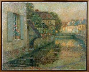 Bron vid Gisors (målning på duk)