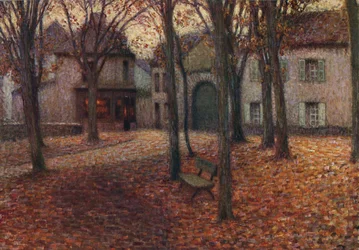 Byn på hösten, c1915