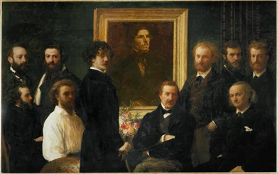 Hommage a Delacroix (olja på duk)