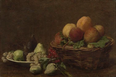 Stilleben med frukt