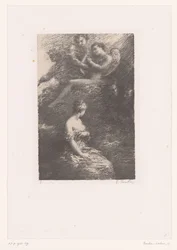 Marguerite visar sig för Faust och Mephisto från himlen La Damnation de Faust. Apparition de Marguerite Hector Berlioz liv och verk (serietitel)