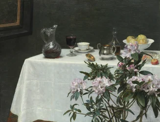 Stilleben: Corner of a Table, 1873.