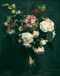 Vas med blommor