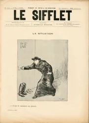 The Whistle, nummer 14, Satirical in B & W