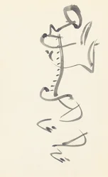 Studie för "Red Stone Dancer", 1914