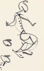 Studie för "Red Stone Dancer", 1914