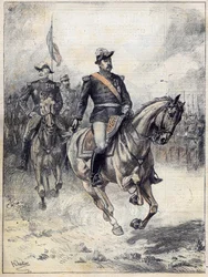 General Felix Gustave (Felix-Gustave) Saussier (1828-1905) 1892 efter Chartiers aquerelle.
