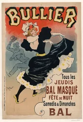 Bullier, Varje torsdag Bal mask, nattfest, 1896.