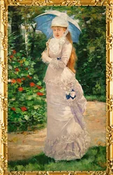 Mme Valtesse de la Bigne (olja på duk)