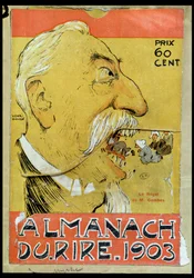 Karikatyr av Justin-Louis-Emile Combes (1835-1921) som äter prästerna, omslag till 