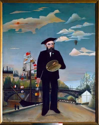 Självporträtt, från Ile Saint Louis