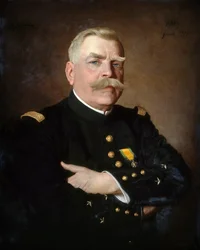 Porträtt av Joseph Joffre 1852-1931, marskalk av Frankrike