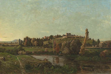 Landskap i Auvergne, 1870.