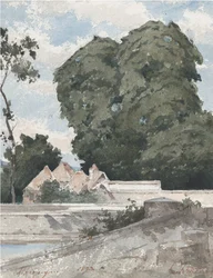 Utsikt från vallarna vid Chartres, 1893.