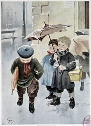 En oberoende - akvarell av Geoffroy i "" Le Figaro Illustré""", maj 1901