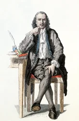 Pierre Corneille (1606-1684) tecknar av Geoffroy