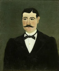 Porträtt av Frumence Biche i civila kläder, ca 1891.