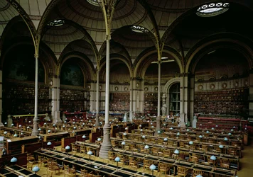 Interiör av Salle des Impressions, 1868