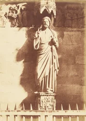 Kristusstaty, katedralen i Reims