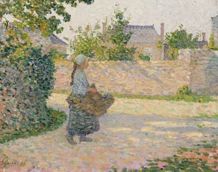 Bondflickan återvänder till byn, 1893