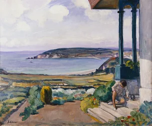 Trädgården vid Morgatbukten, 1924
