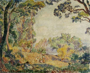 Kvinnor och flickor på landsbygden; Kvinnor och flickor på landsbygden, 1906