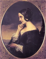 Porträtt av Marie dAgoult 1805-1876, 1843