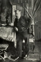 Porträtt av den franske målaren Charles Lucien Leandre ( 1862