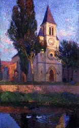 Kyrkan (olja på duk)