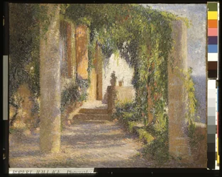 Pergolan (La Pergola) (olja på duk)