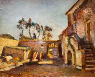 Innergården till kvarnen i Ajaccio