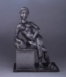 Dekorativ figur, augusti 1908, gjuten 1954 (brons)