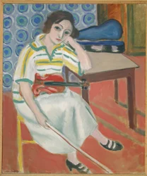 Kvinna med violin